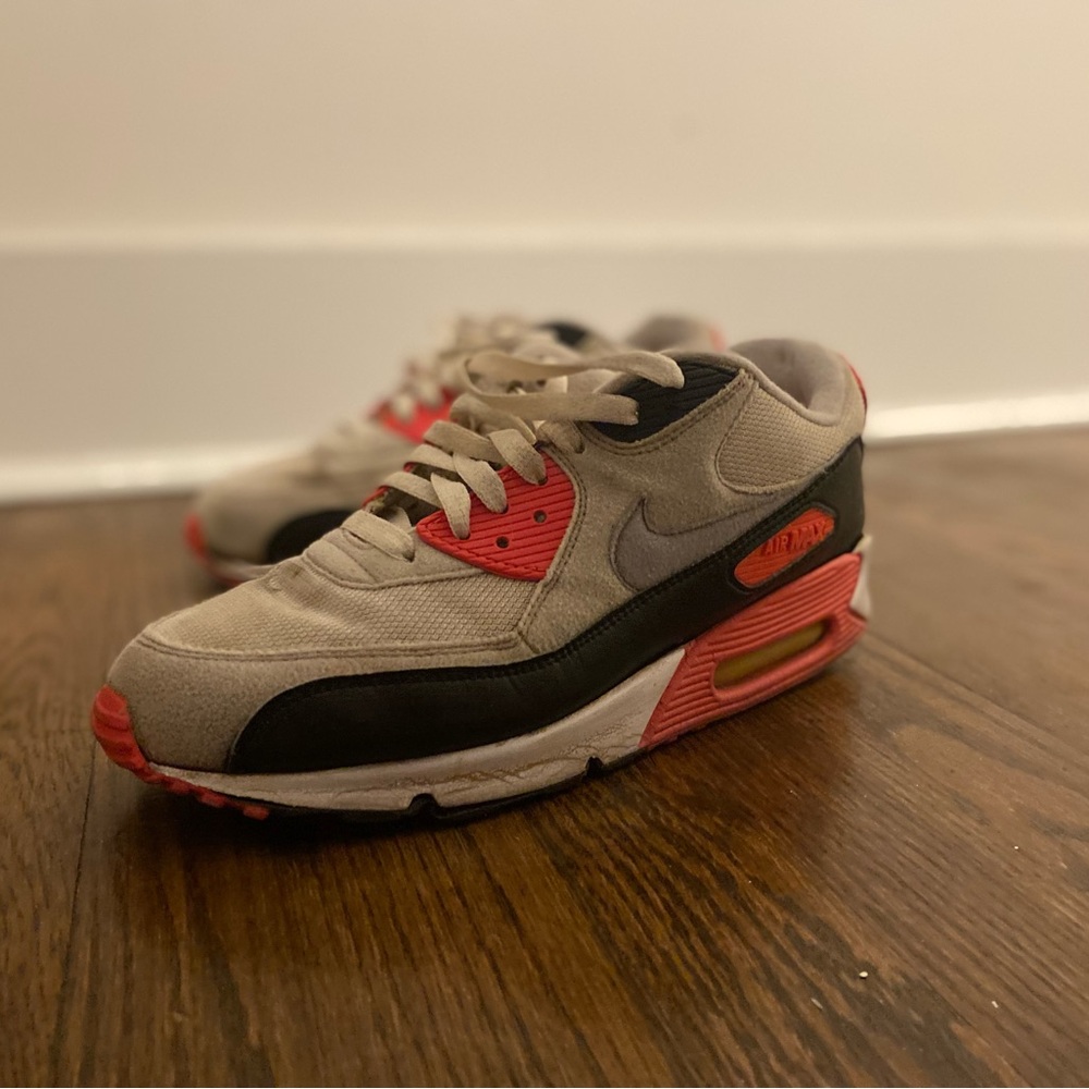 Nike Red and Gray Sneakers for Everyday Comfort